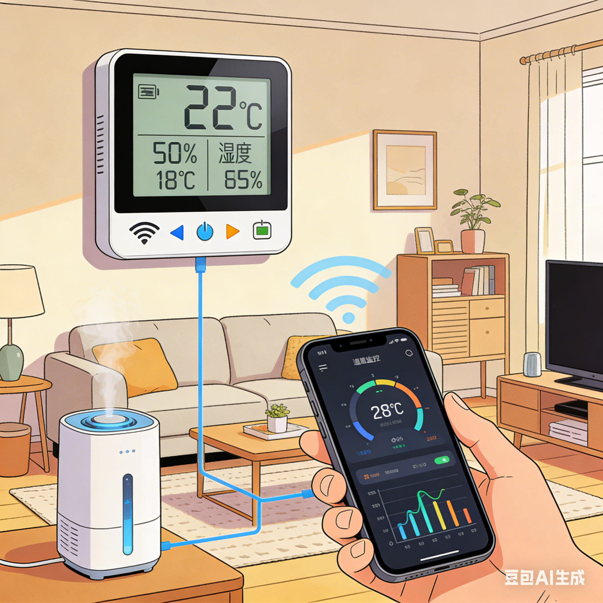 智能温湿度监测系统